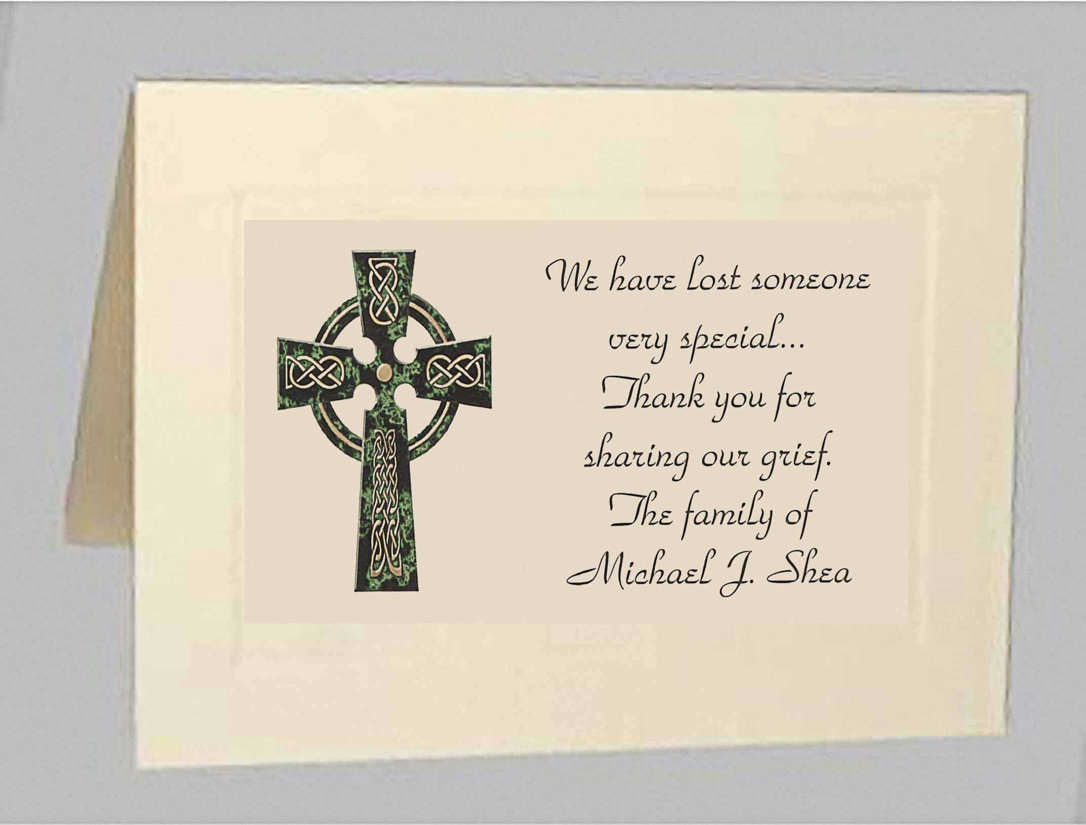 Featured image for “Sympathy Acknowledgment Card w/Graphic”